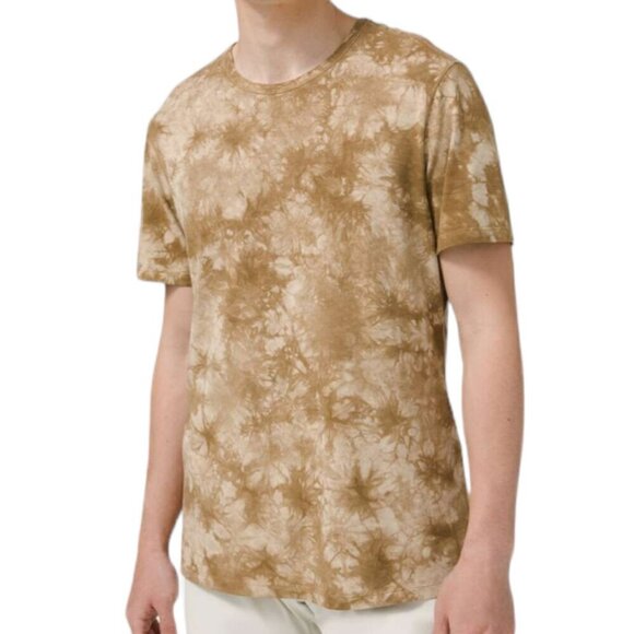 Lululemon 2021 5 Year Basic Tee *Earth Dye Crew Neck Shirt Earth Dye Sand Tan XL - Picture 1 of 7